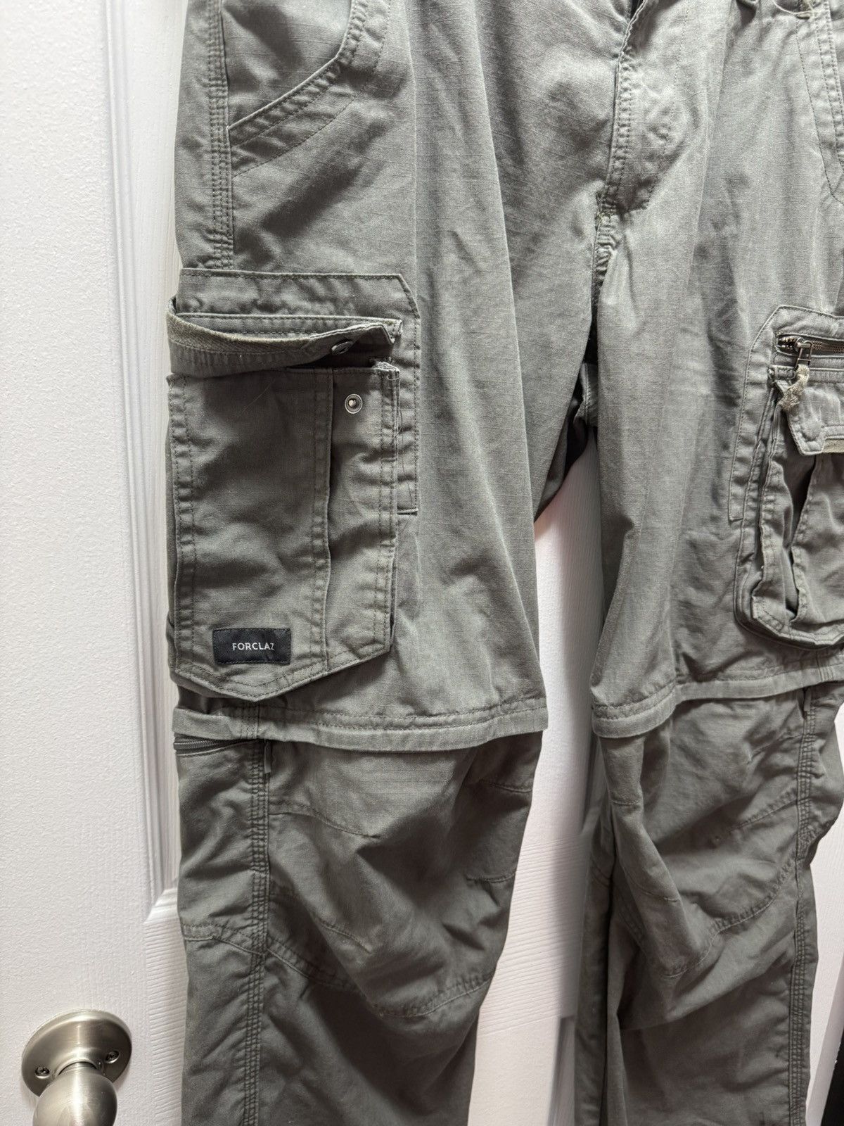 Other Ecodesign Forclaz Military Cargo Army Double Knee Pants Size US 34 / EU 50 - 3 Thumbnail