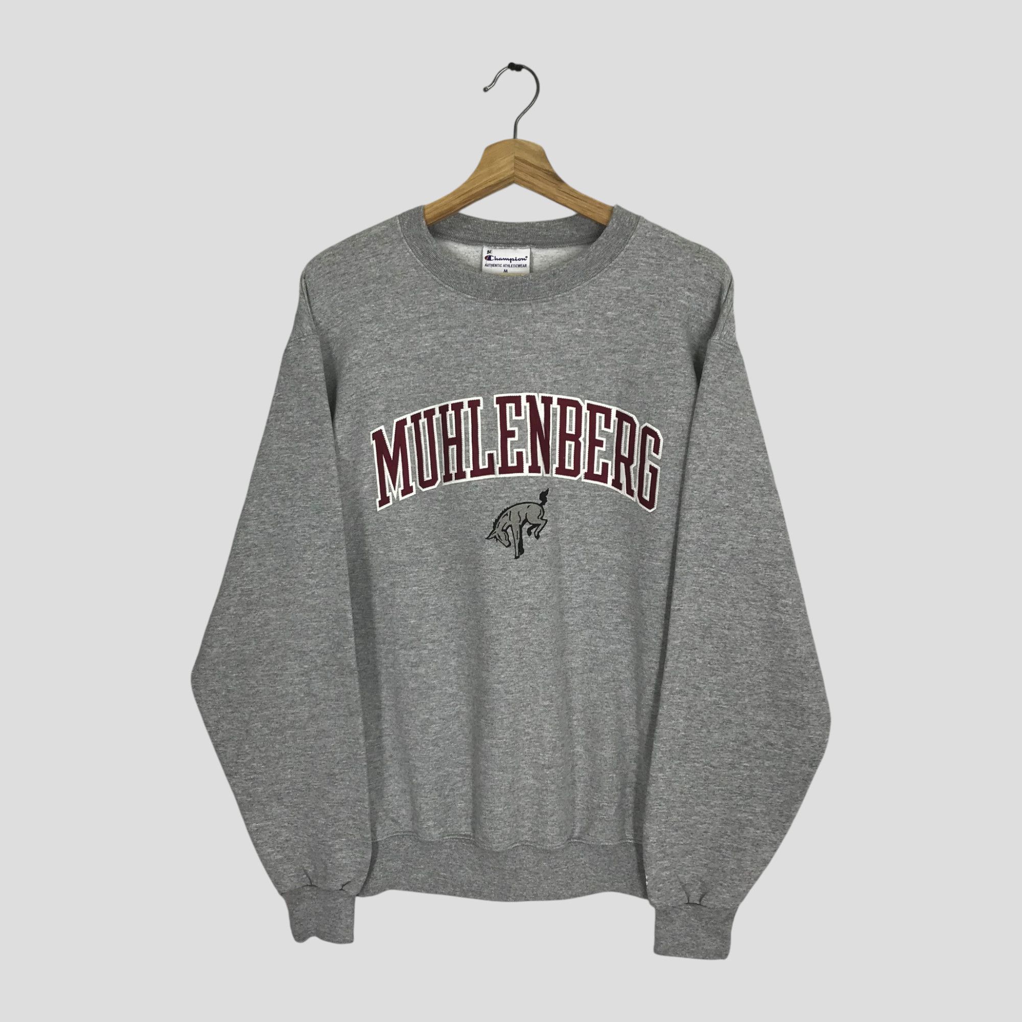 Vintage Vintage Muhlenberg Gray Sweatshirt Medium - 476 Size US M / EU 48-50 / 2 - 2 Thumbnail