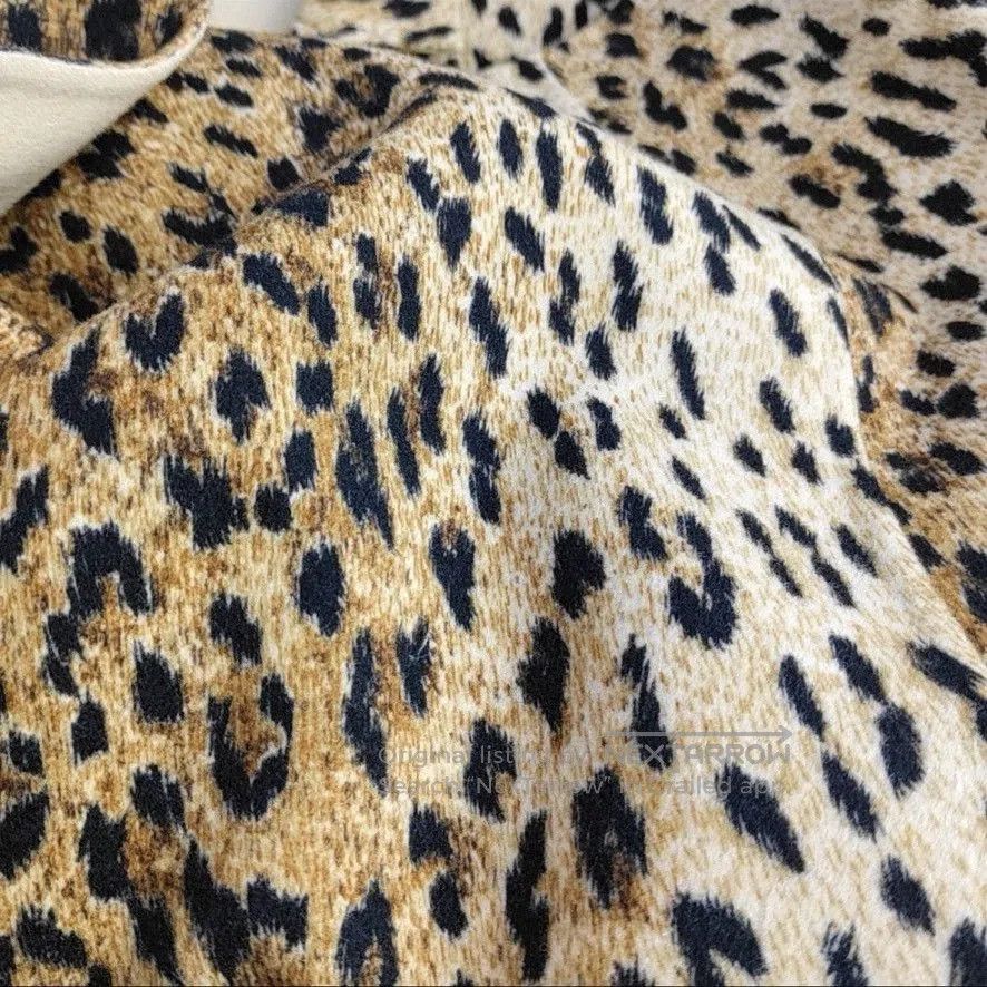 Valentino Valentino Leopard Print Wool Coat. Size S / US 4 / IT 40 - 5 Thumbnail