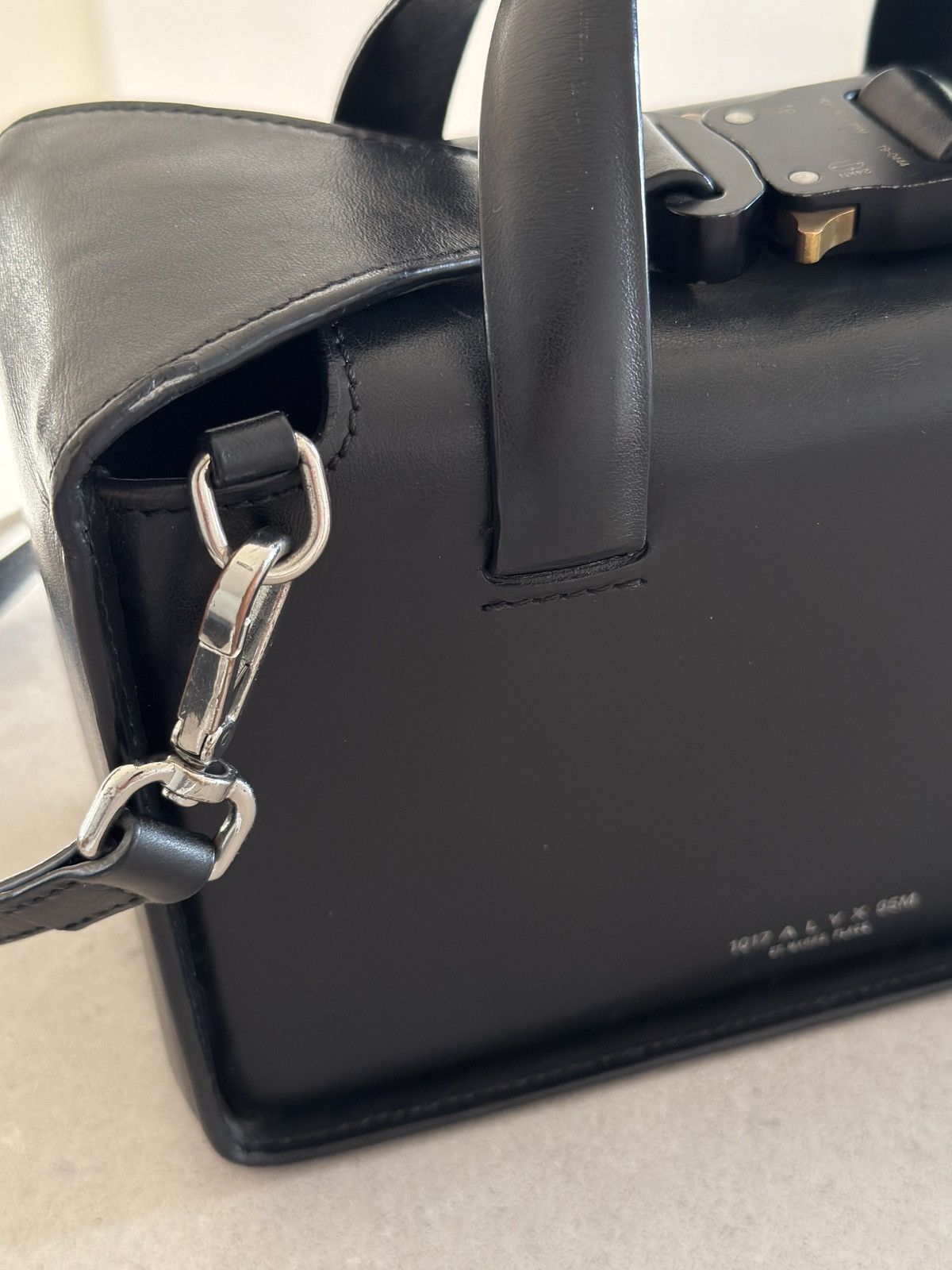 1017 ALYX 9SM Claf Leather Black Brie bag Size ONE SIZE - 5 Thumbnail