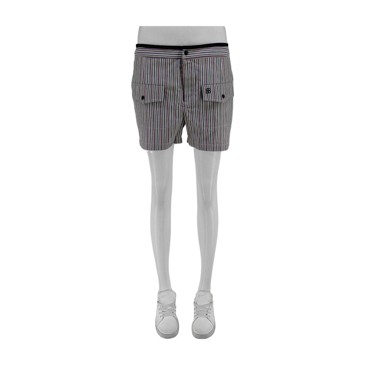 Balenciaga Balenciaga Striped Shorts Size 44 Size 32" / US 10 / IT 46 - 1 Thumbnail