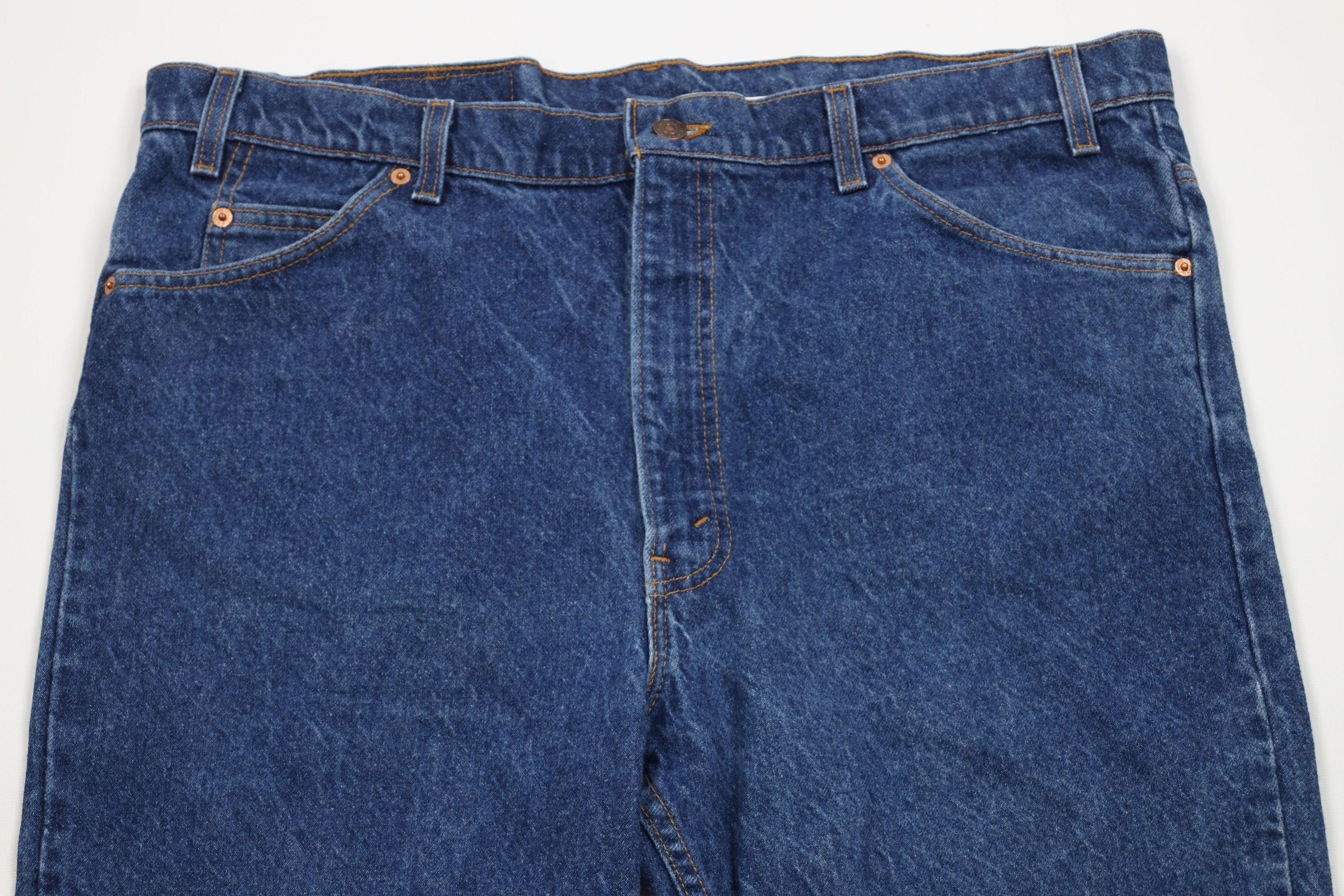 Levi's Vintage 90s Levis 517 Orange Tab Bootcut Denim Jeans USA Size US 42 / EU 58 - 2 Thumbnail