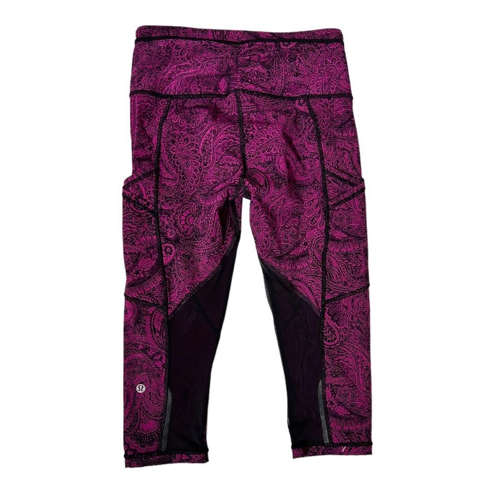 Lululemon lululemon athletica l Outrun Crop Leggings Size 4 Size 27" / US 4 / IT 40 - 4 Thumbnail