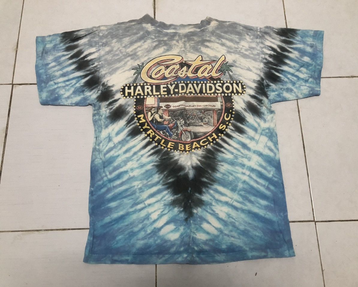 Vintage Vintage 96 harley davidson acid wash Size US M / EU 48-50 / 2 - 9 Thumbnail