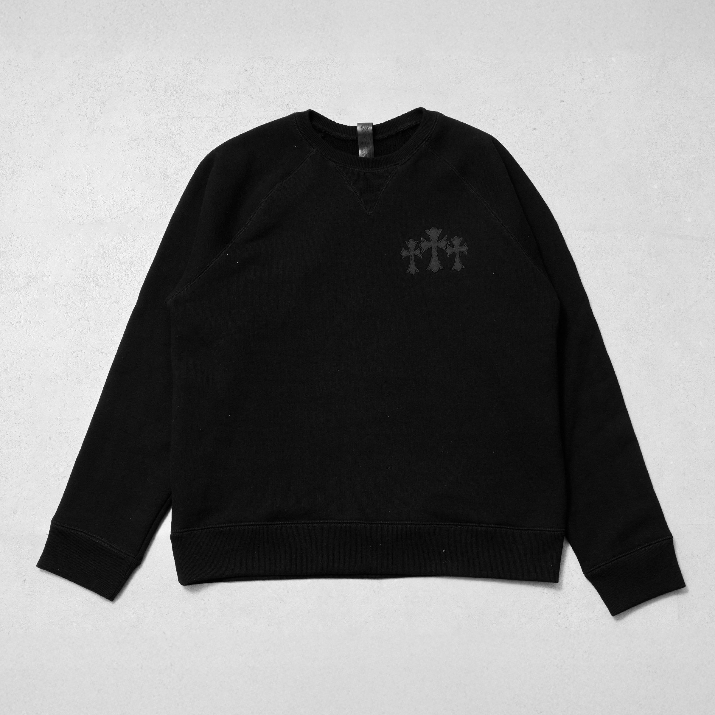 Chrome Hearts CHROME HEARTS Blind Spot Black Tripple Cross Sweater BLACK Size US L / EU 52-54 / 3 - 2 Thumbnail