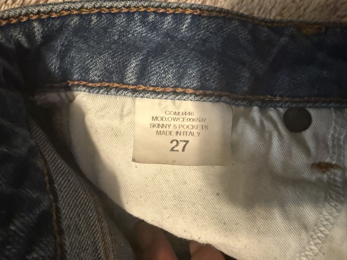 Off-White Women’s Off-white jeans flower embroidery Size 27" / US 4 / IT 40 - 5 Thumbnail