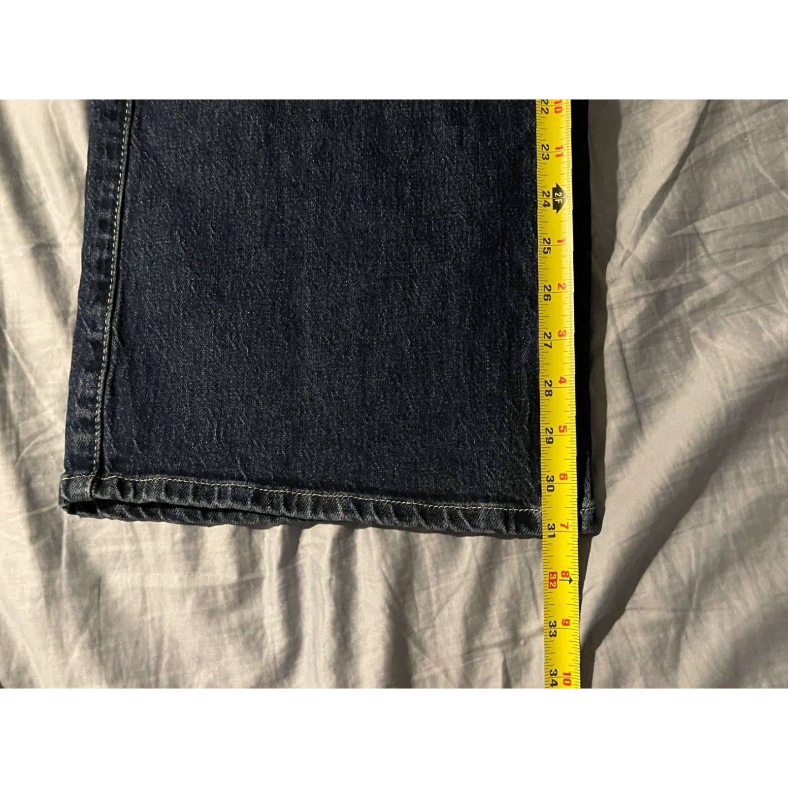 Urban Outfitters VINTAGE Urban Outfitters BDG A-Wide Jeans Women Size 24 Dark Wash Wide Leg High Waist NWT Size 42" / US 20 - 8 Thumbnail