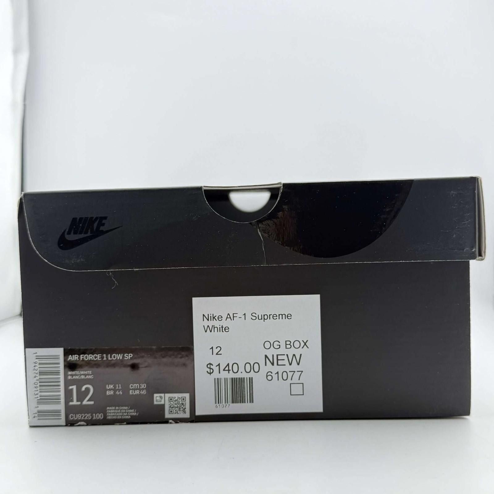 Nike Nike AF-1 Supreme White OG Box 12 New Size US 12 / EU 45 - 7 Thumbnail