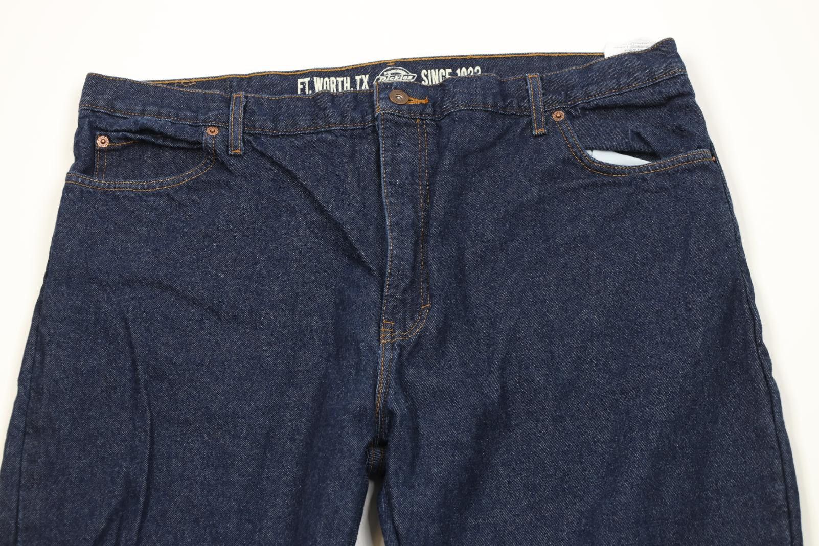 Dickies Vintage Y2K Dickies Fit Flannel Lined Wide Leg Denim Jeans Size US 40 / EU 56 - 3 Thumbnail