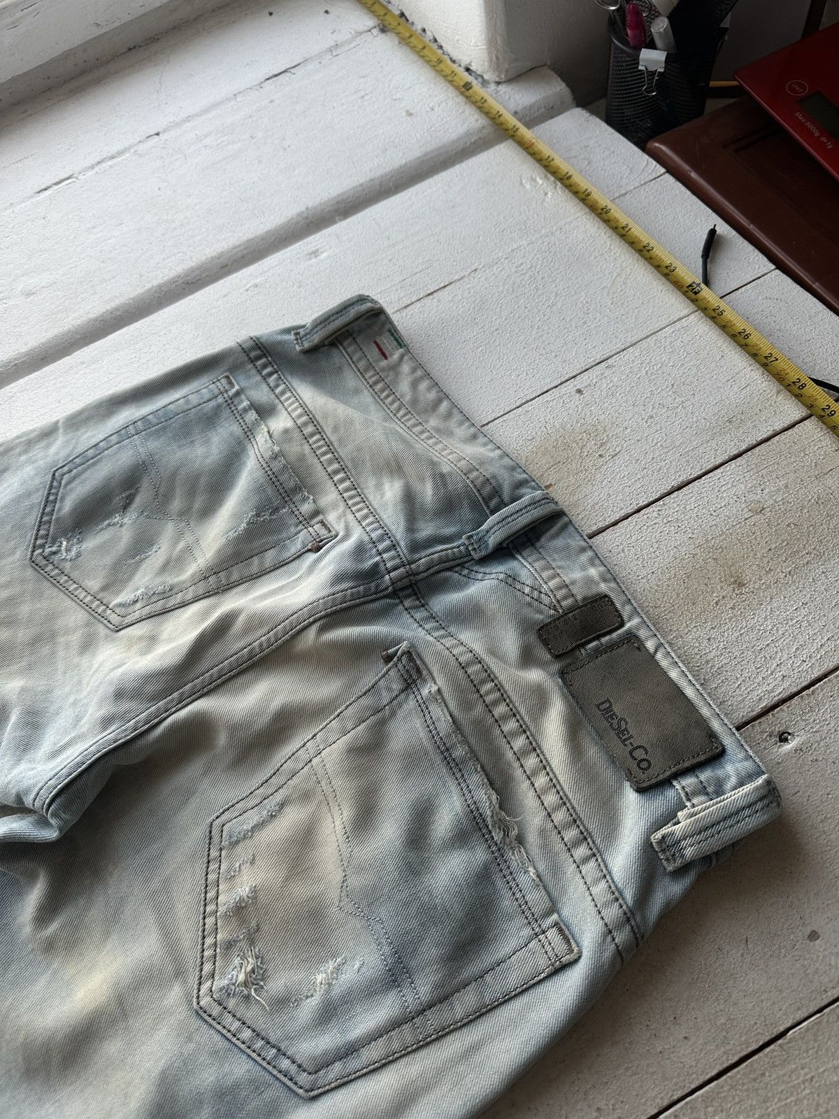 Diesel 🚨 RARE DIESEL MEN DENIM JEANS AVANT GARDE IFSIXWASNINE Y2K Size US 34 / EU 50 - 11 Thumbnail