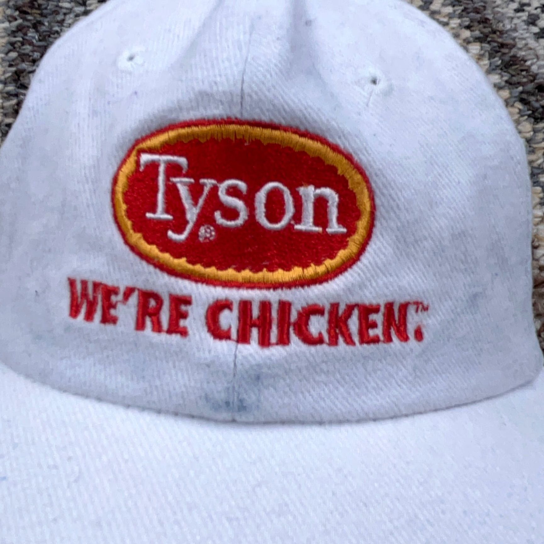Vintage VINTAGE Tyson Headshot Hat Cap Baseball Adjustable White Twill Cotton Cap Men Size ONE SIZE - 4 Thumbnail