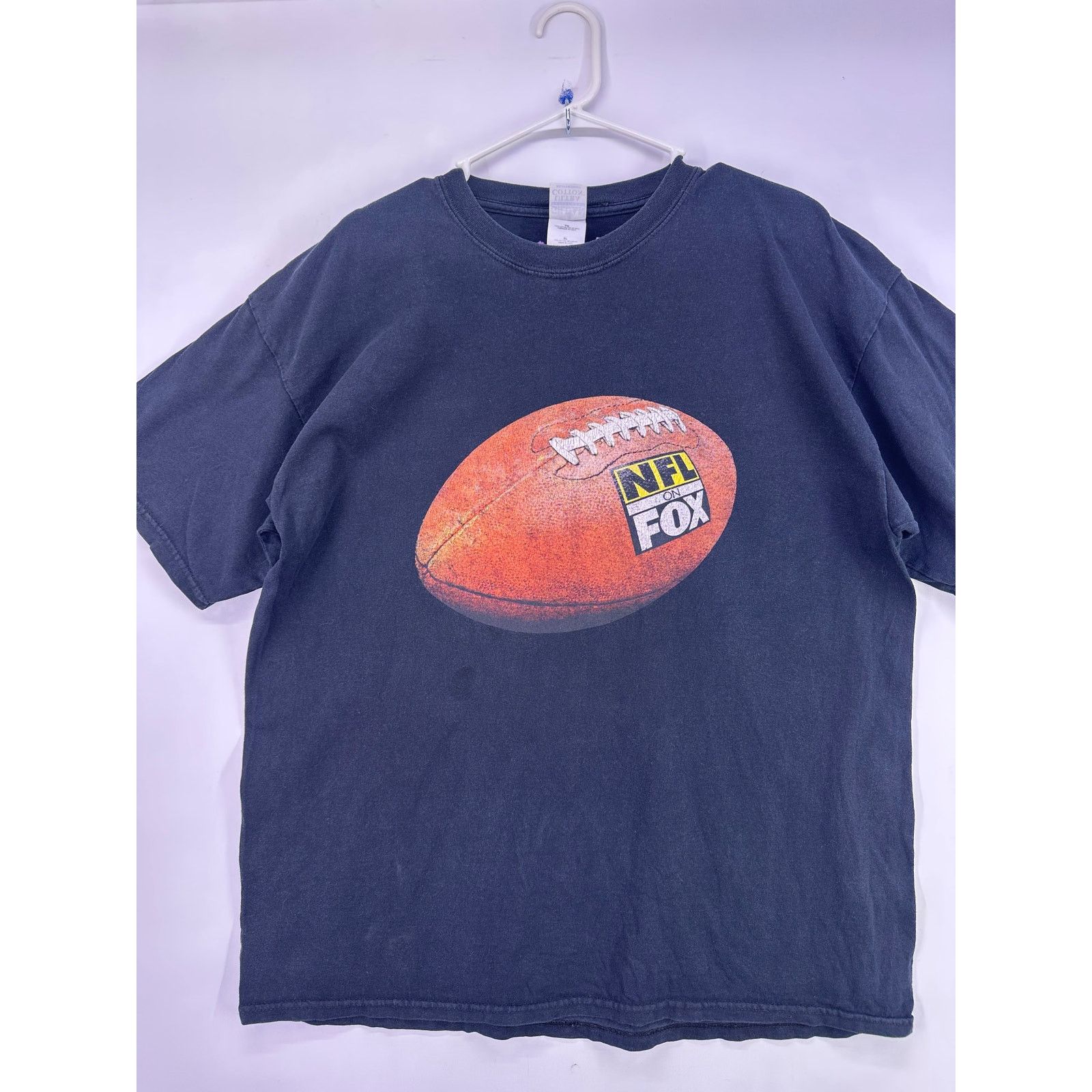 Gildan Vintage Fox NFL Black Tshirt Size XL Size US XL / EU 56 / 4 - 3 Thumbnail