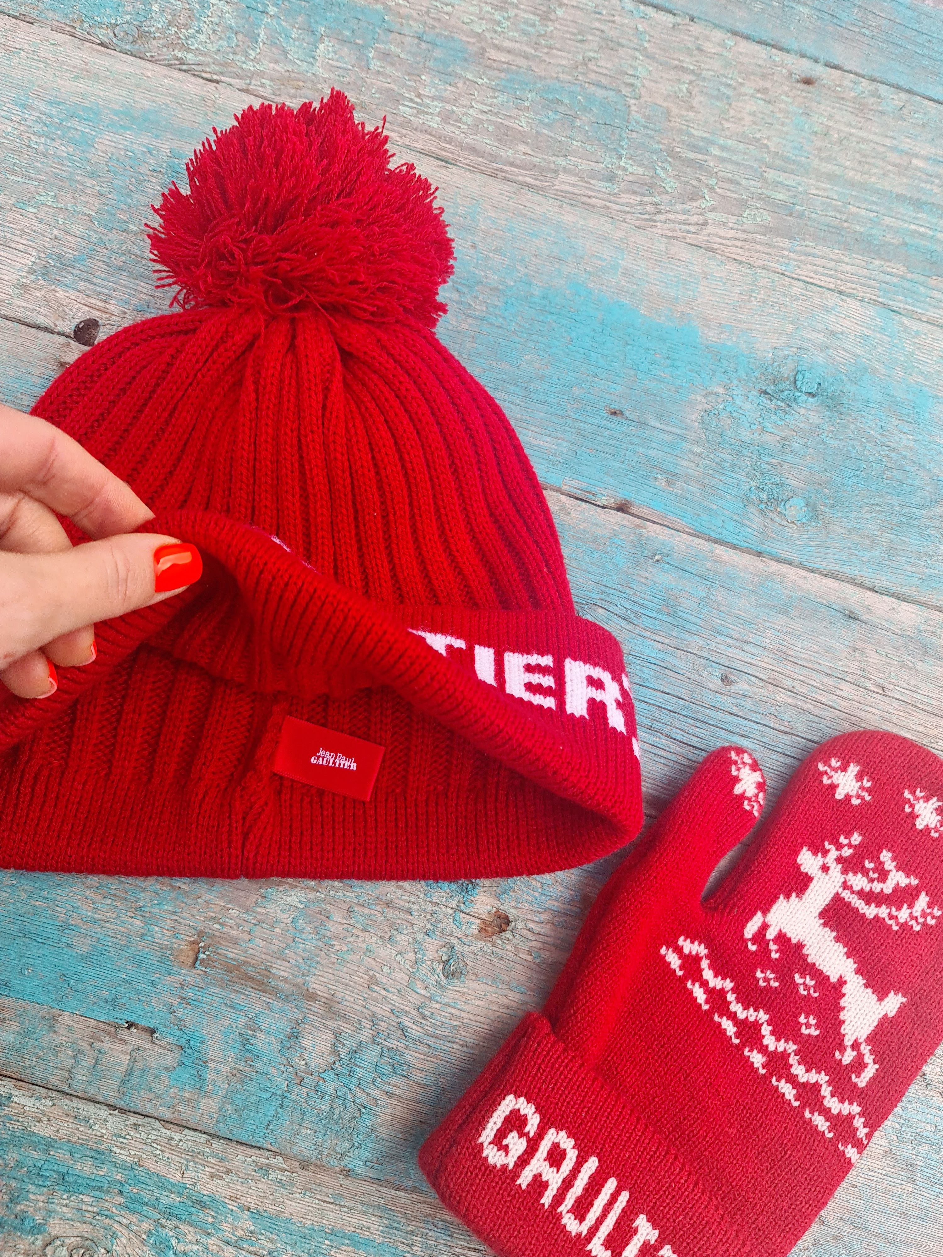 Jean Paul Gaultier Jean Paul Gaultier Hat and gloves ❄ Christmas Deer 🦌 Size ONE SIZE - 3 Thumbnail