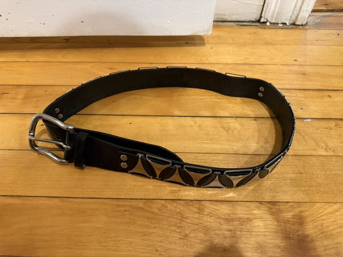 Balmain Balmain SS11 X [pyramid stud] belt size 90 read descrip Size 32 - 4 Thumbnail