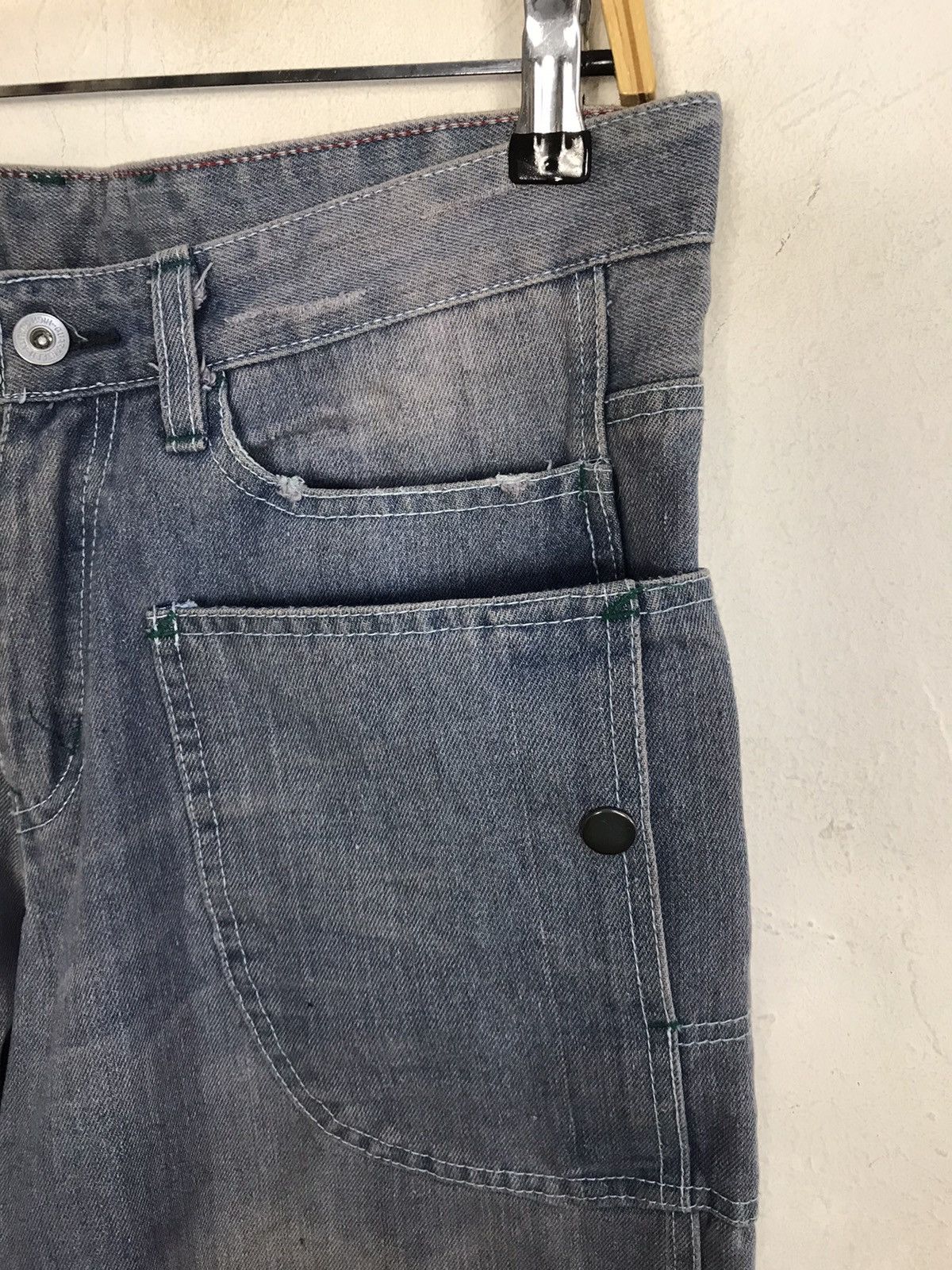 Japanese Brand × Vintage Vintage Japanese Brand Zipper Denim Short Size US 31 - 5 Thumbnail