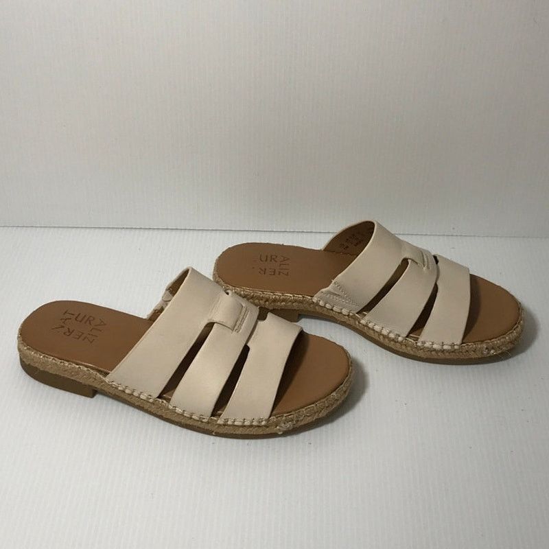 Other Naturalizer Arden Leather Round Toe Slip-on Sandals 5M Size US 5 / IT 35 - 2 Thumbnail
