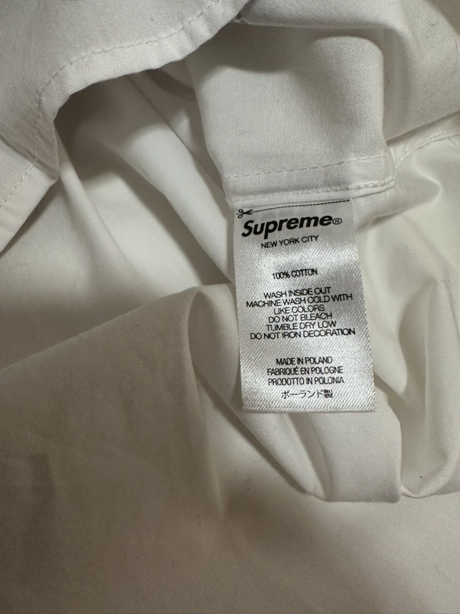 Supreme Nate Lowman S/S Shirt - White, Medium Size US M / EU 48-50 / 2 - 5 Thumbnail