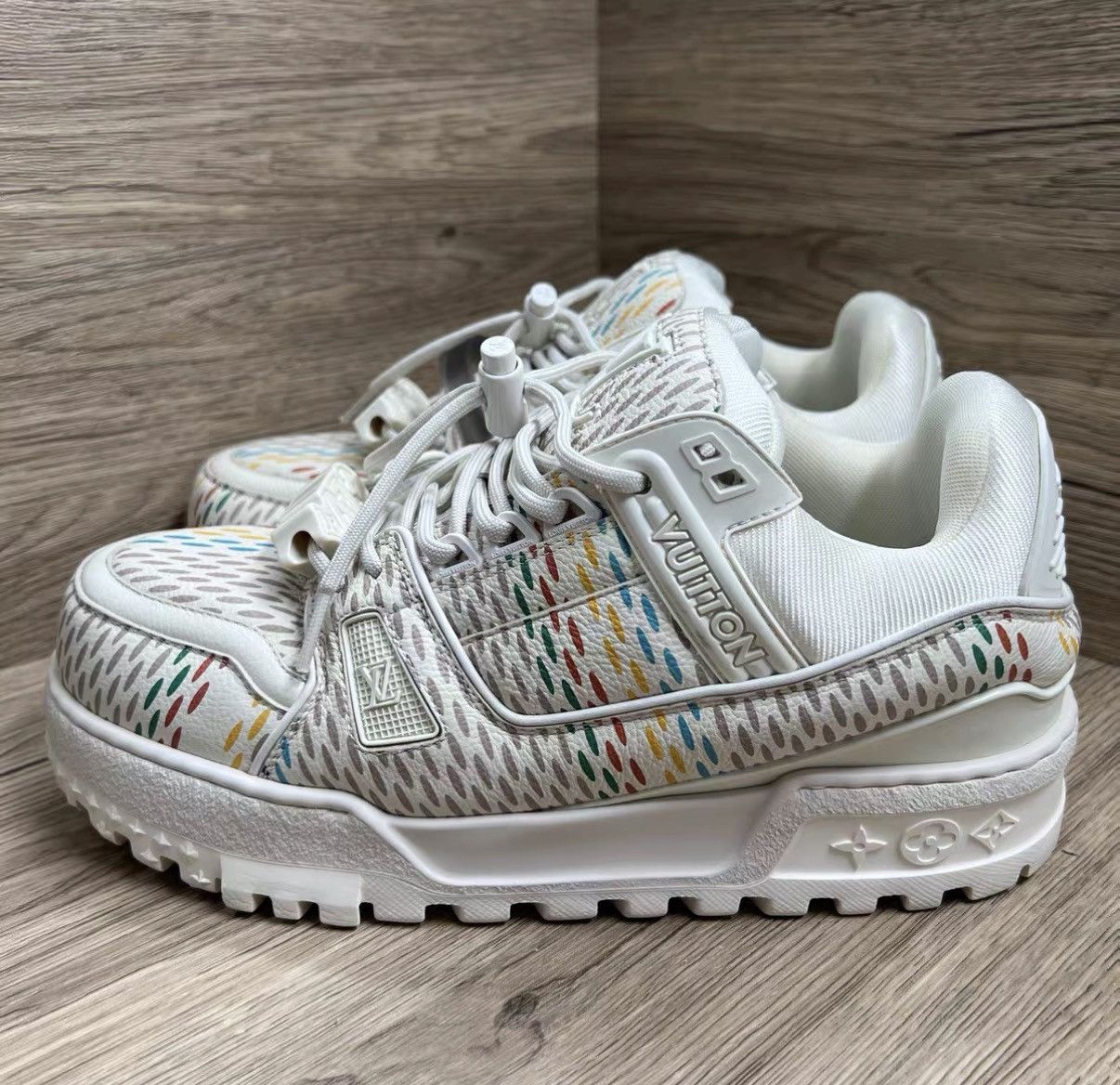 Louis Vuitton Louis Vuitton Trainer Rainbow Sneakers J41 Size US 7 / EU 40 - 1 Thumbnail