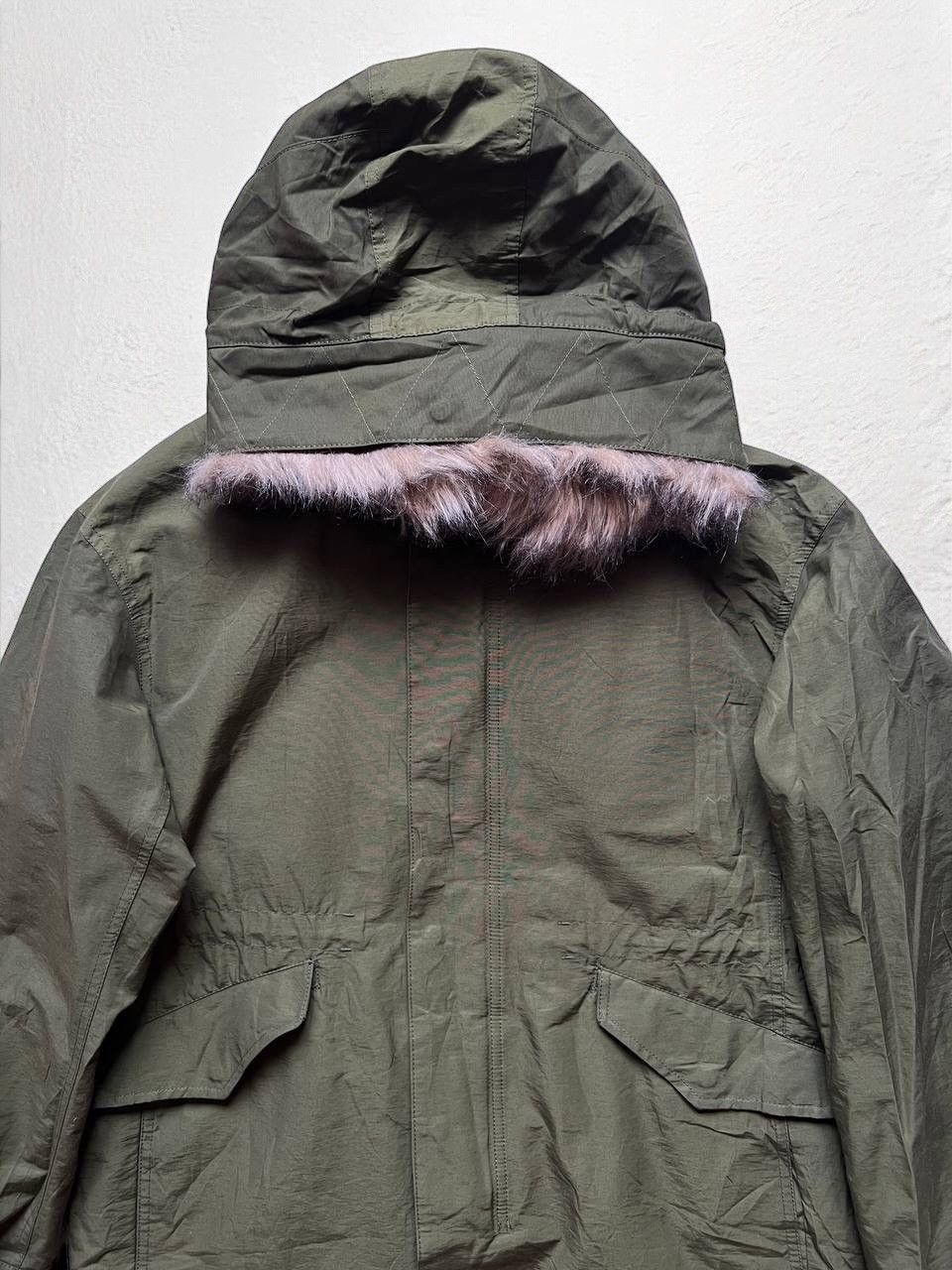 Global Work × Vintage GLOBAL WORK JAPANESE DESIGNER FISHTAIL FUR PARKA JACKET y2k Size US L / EU 52-54 / 3 - 5 Thumbnail