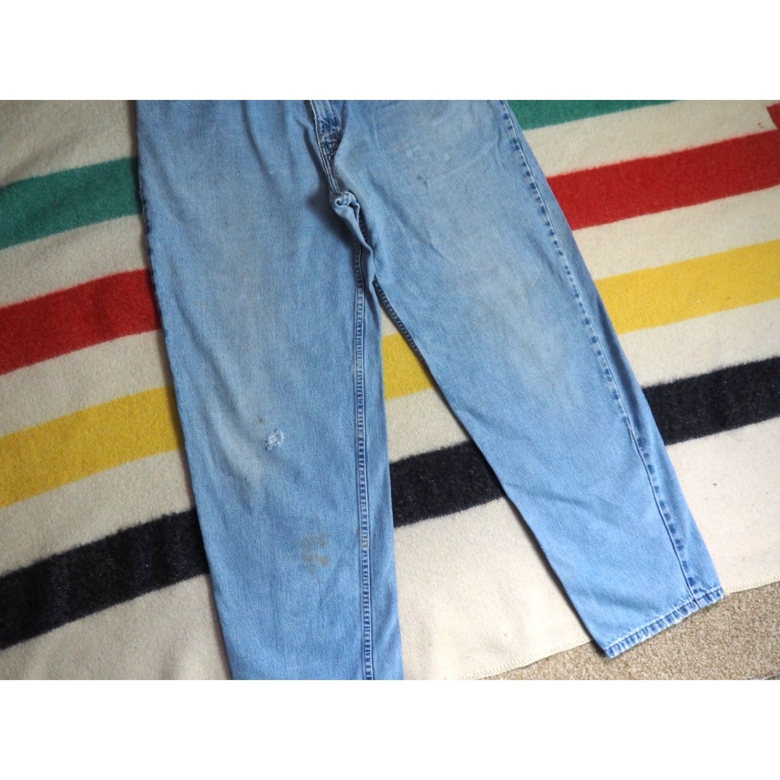Levi's VTG Levi's Silvertab Jeans 36x32 Blue Denim Mens Baggy Grunge 90s 2000s Denim Pants Casual Size US 36 / EU 52 - 6 Thumbnail