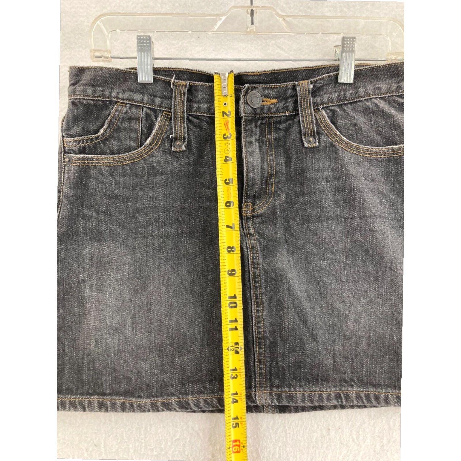 Gap Gap Blue Mini Skirt Women's Size 6 Low Rise Denim Preppy Style Size 28" / US 6 / IT 42 - 3 Thumbnail
