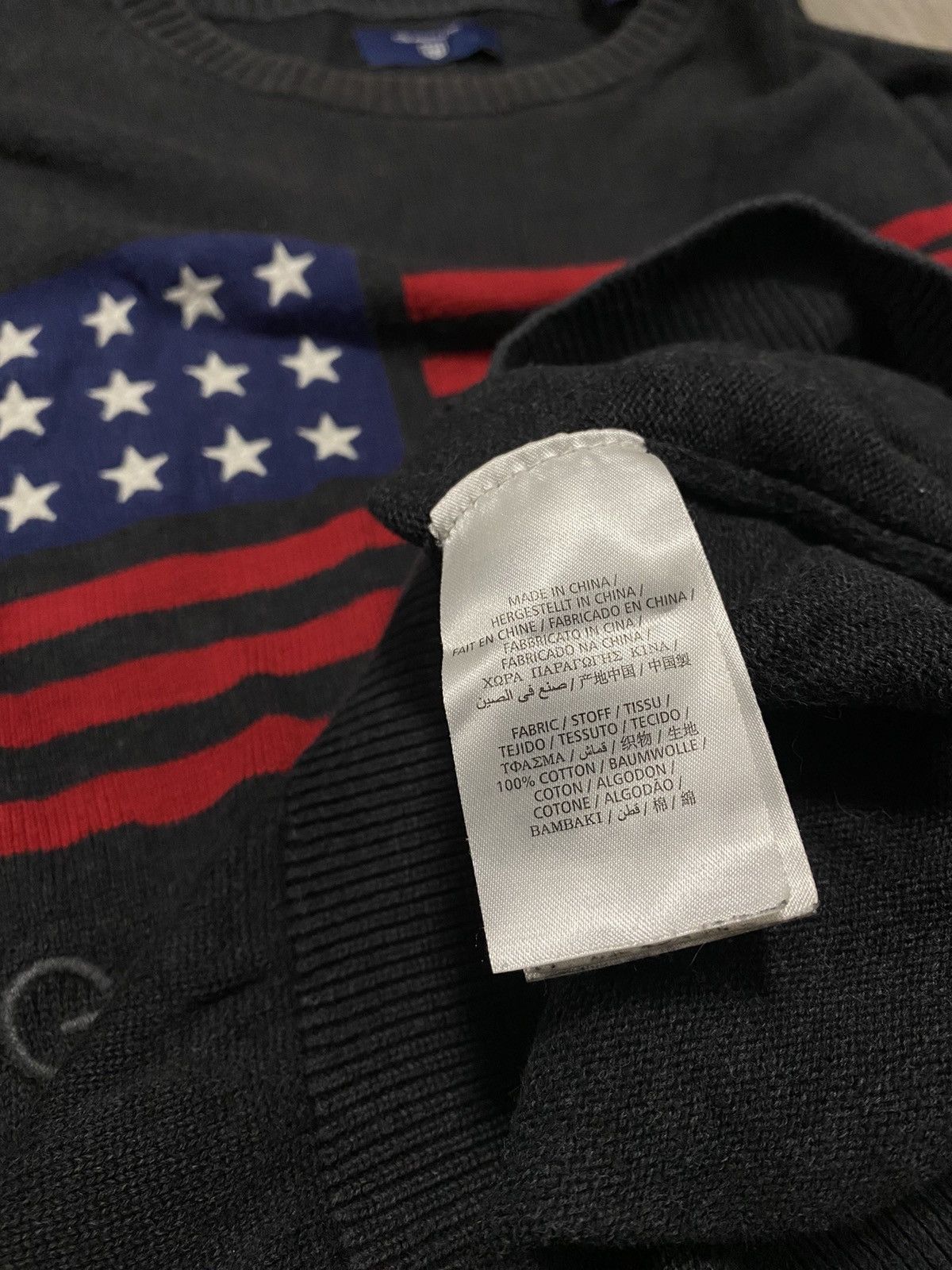 Gant Vintage Gant Polo Ralph Lauren USA America Flag Knit Sweater Size US S / EU 44-46 / 1 - 4 Thumbnail