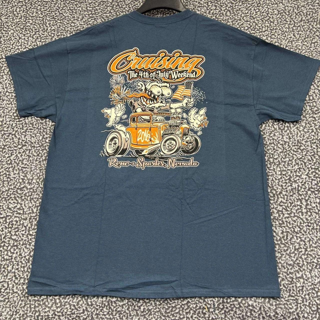 Gildan Vintage Cruising the 4th of July Weekend Shirt Men XL New Size US XL / EU 56 / 4 - 1 Thumbnail