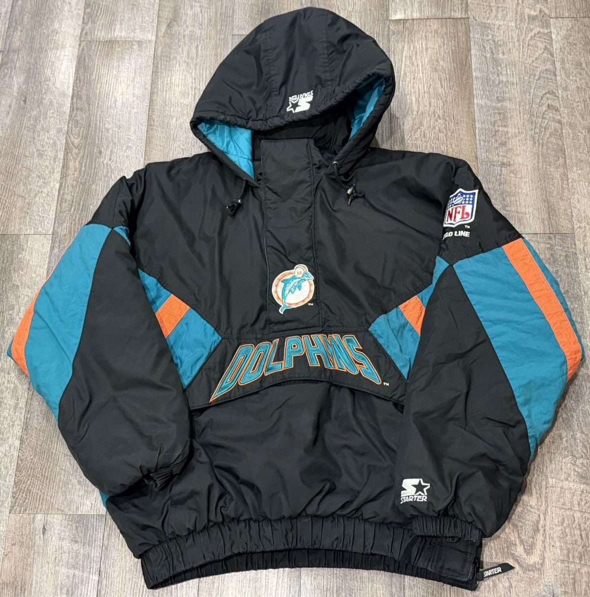 Starter Vintage Miami Dolphins Pro Line Starter Jacket size XL Size US XL / EU 56 / 4 - 1 Thumbnail