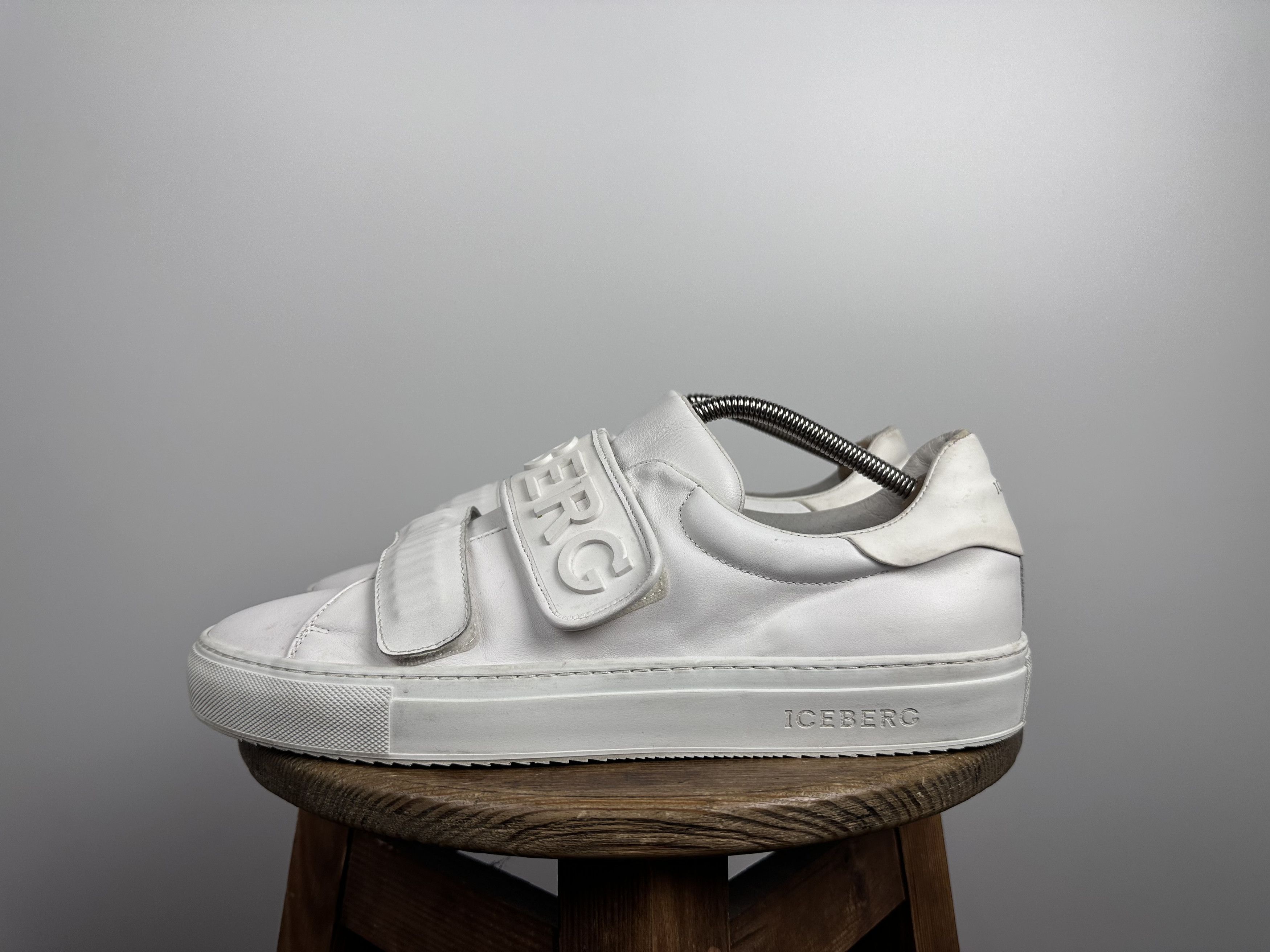 Grailed × Iceberg Iceberg Sneakers Shoes White Big Logo Leather Mens Size 45 Size US 12 / EU 45 - 2 Thumbnail