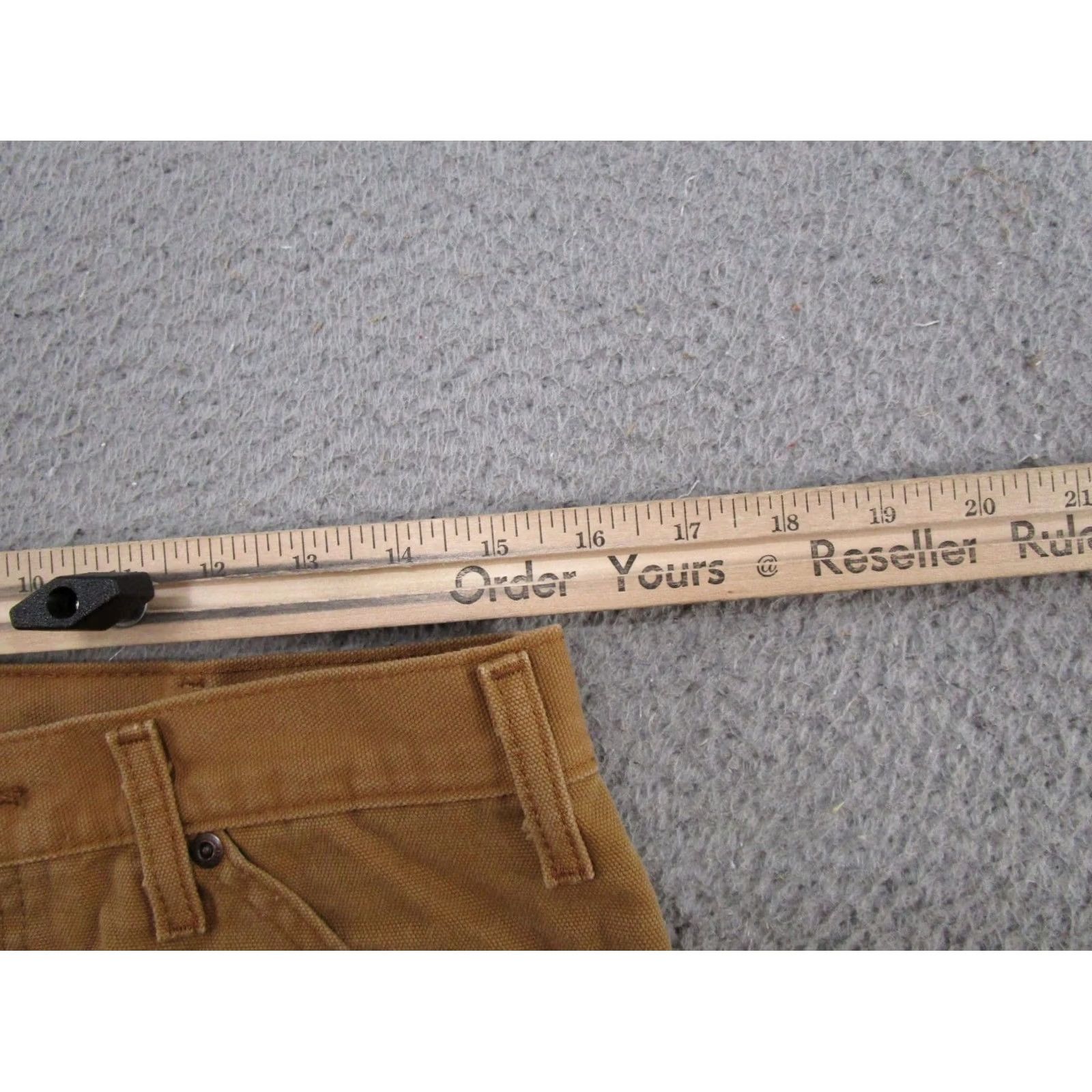 Dickies Dickies Work Wear Carpenter Style Pants Beige Canvas Size 32x33 Mens Regular 32in Inseam Straight Leg Canvas Workwear 90s Size US 32 / EU 48 - 6 Thumbnail