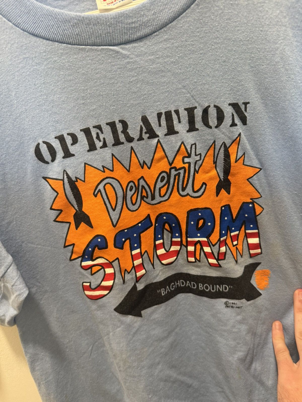 Other GRAIL 1991 OPERATION DESERT STORM ARMY TEE Size US XL / EU 56 / 4 - 3 Thumbnail