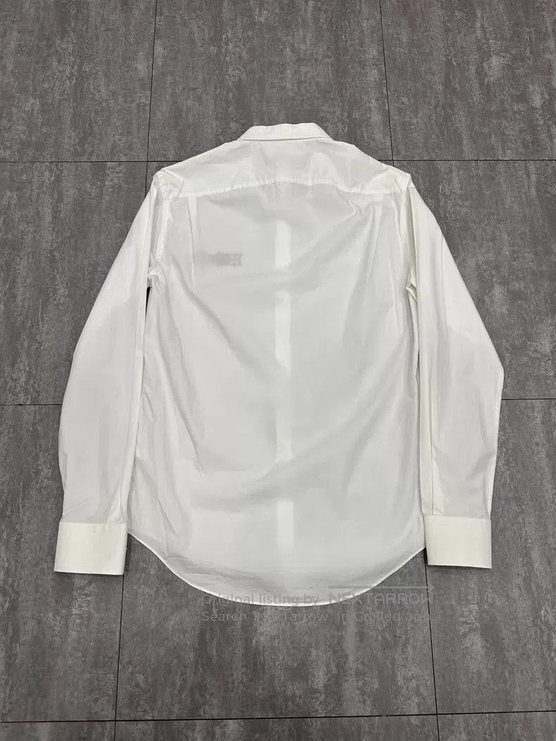 Louis Vuitton Louis Vuitton White Embroidered Long Sleeve Shirt Size US M / EU 48-50 / 2 - 2 Thumbnail