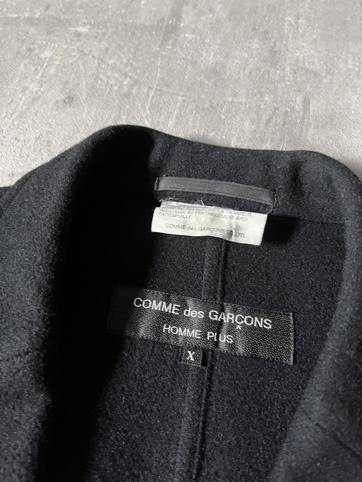 Vintage Comme des Garcons Homme Plus wool coat 80s