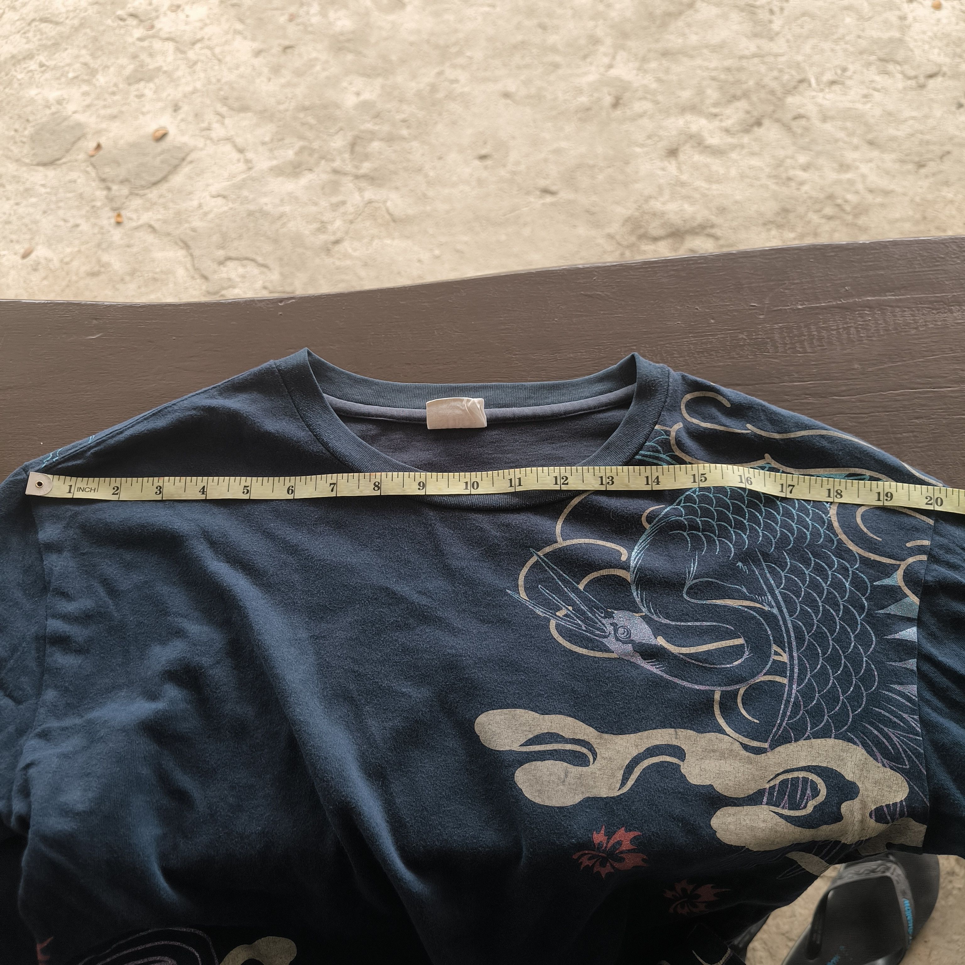 Japanese Brand Vtg japanese long slevee Sukajan koi & stork desaign Size US S / EU 44-46 / 1 - 10 Thumbnail