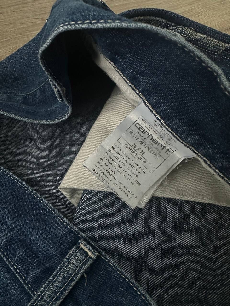 Carhartt Vintage Carhartt Denim Double Knee Work Pants Size US 36 / EU 52 - 15 Thumbnail