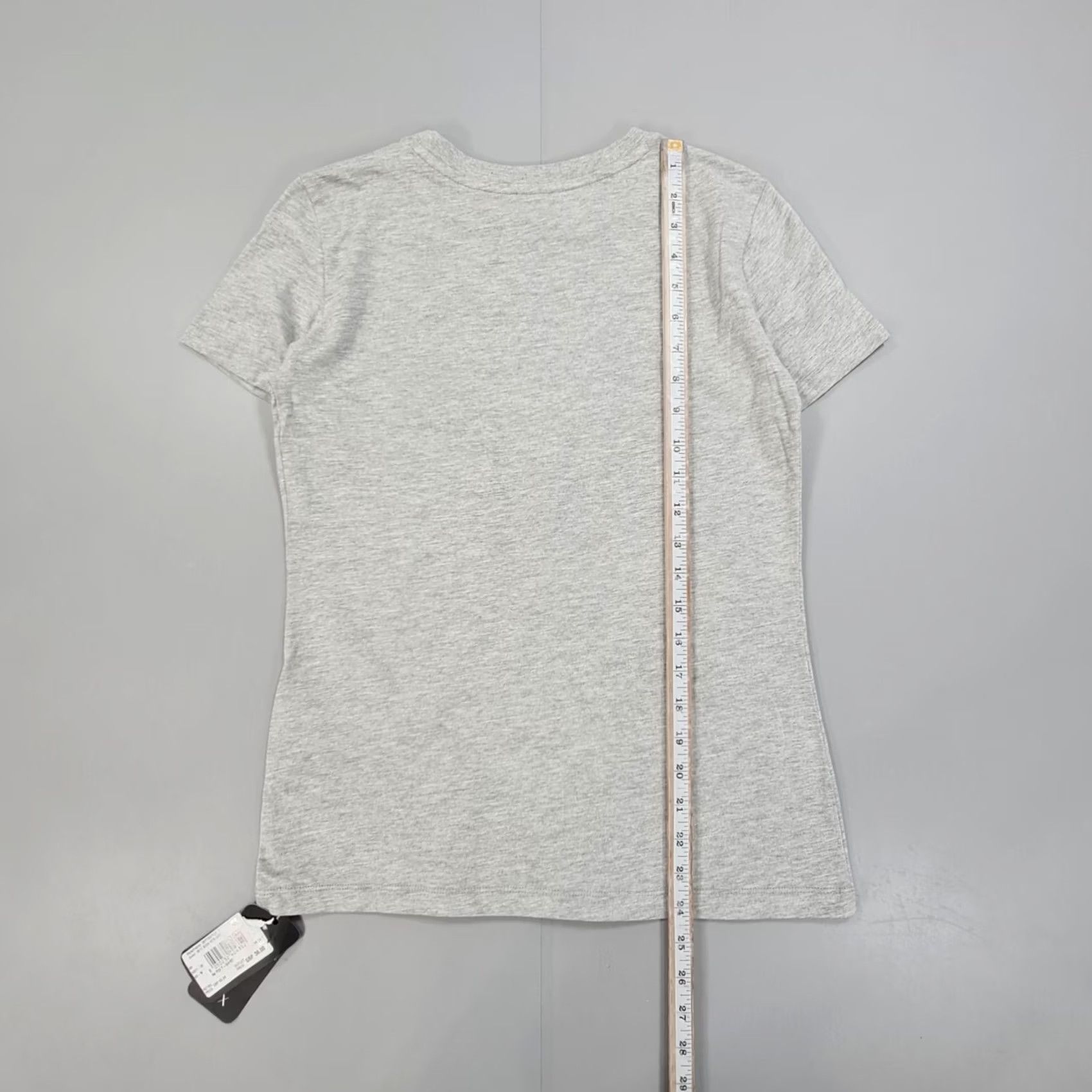 Armani Exchange Armani Exchange Womens T Shirt Grey XS Short Sleeves Logo Tee Size XS / US 0-2 / IT 36-38 - 6 Thumbnail