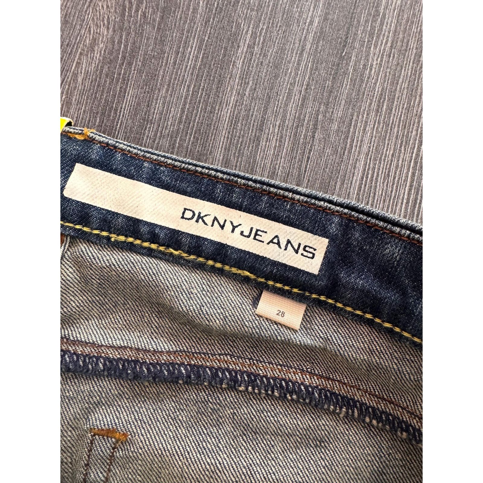 DKNY Y2K Vintage DKNY Washed Jeans New With Tags Size 28" / US 6 / IT 42 - 4 Thumbnail
