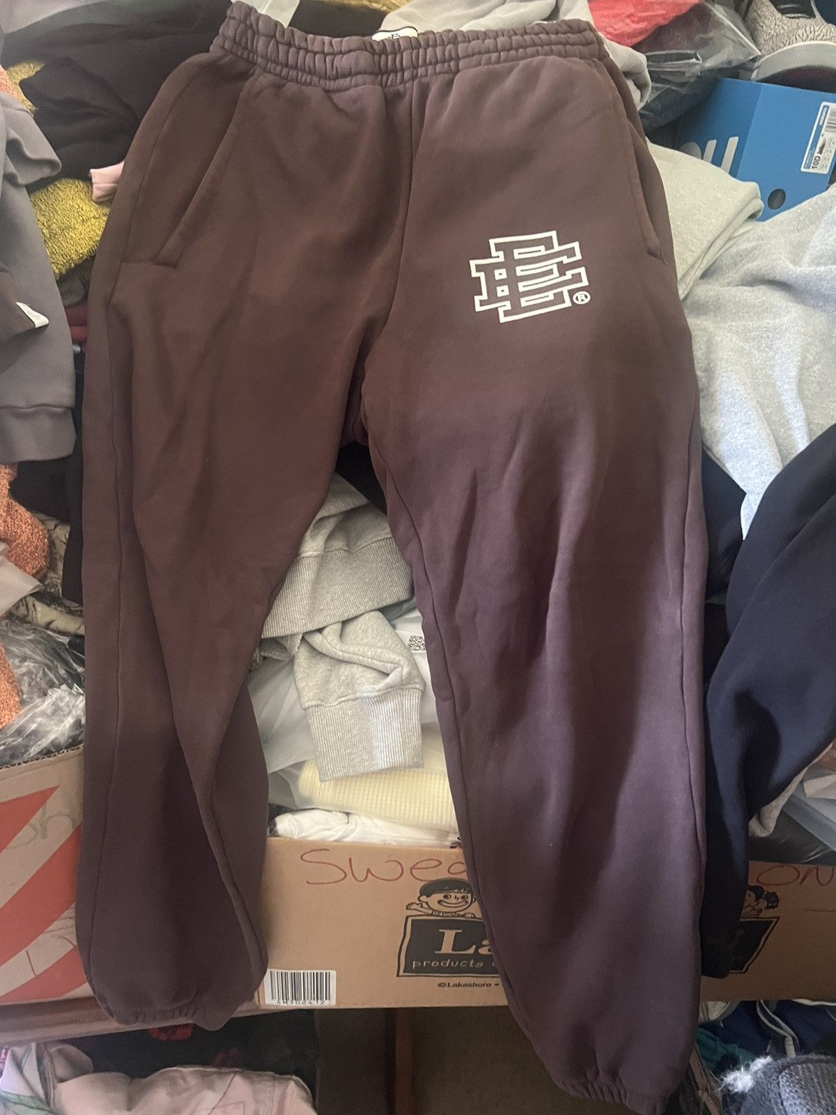 Eric Emanuel Eric Emanuel chocolate brown sweatpants large Size US 32 / EU 48 - 2 Thumbnail