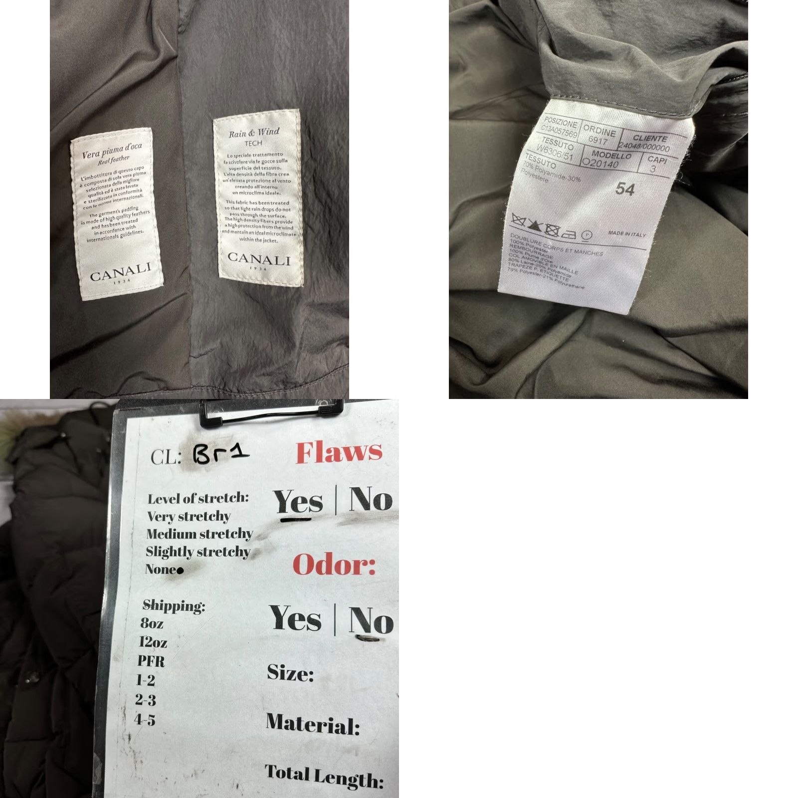 Canali Canali Men Parka Jacket Sz 54 US 44 Brown Faux Fur Hood Rain & Wind Tech Zip Front Size US S / EU 44-46 / 1 - 10 Thumbnail