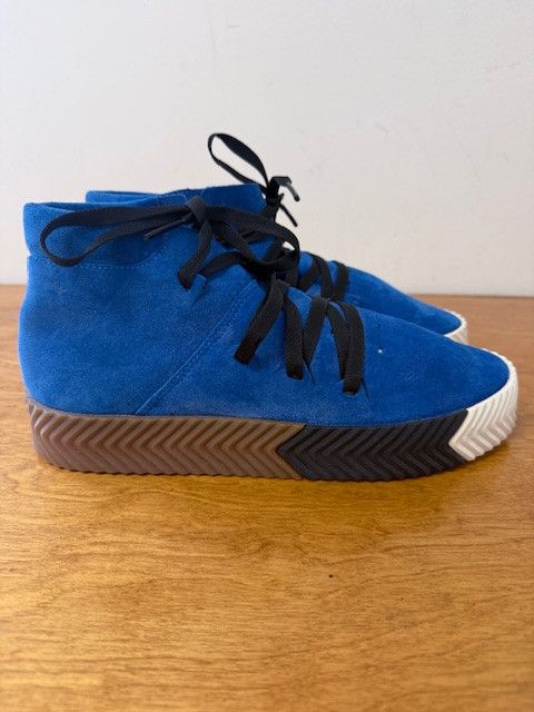 Adidas × Alexander Wang Adidas x Alexander Wang AW Skate Mid Blue Suede (AC6849) Size US 7.5 / EU 40-41 - 2 Thumbnail
