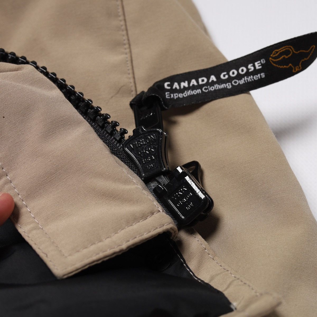 Canada Goose Canada Goose Trillium Down Parka Jacket Hooded Fur Coat Beig Size M / US 6-8 / IT 42-44 - 18 Thumbnail