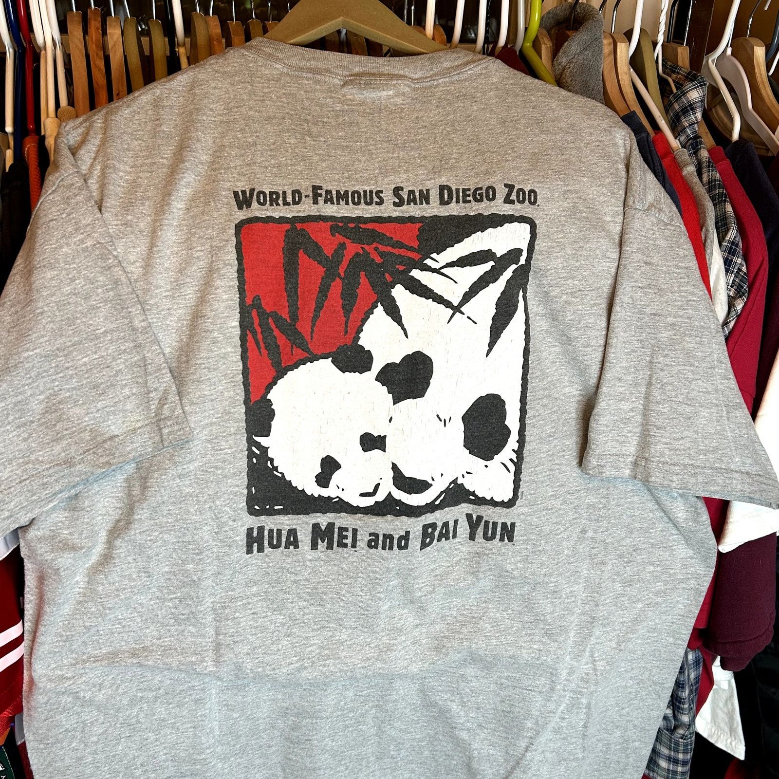 Hanes Y2K San Diego Zoo Pandas T-Shirt XL Size US XL / EU 56 / 4 - 2 Thumbnail