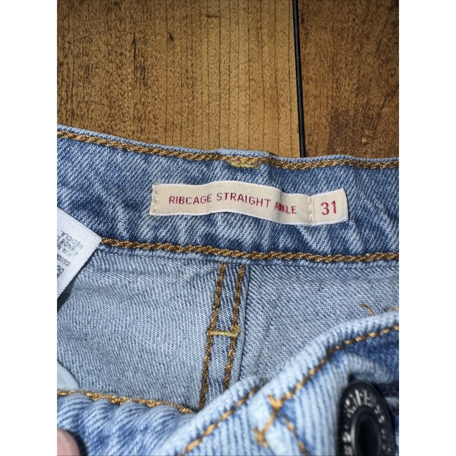 Levi's Levi’s Premium Ribcage Straight Ankle Jeans 30x30 High Rise Size 30" / US 8 / IT 44 - 3 Thumbnail