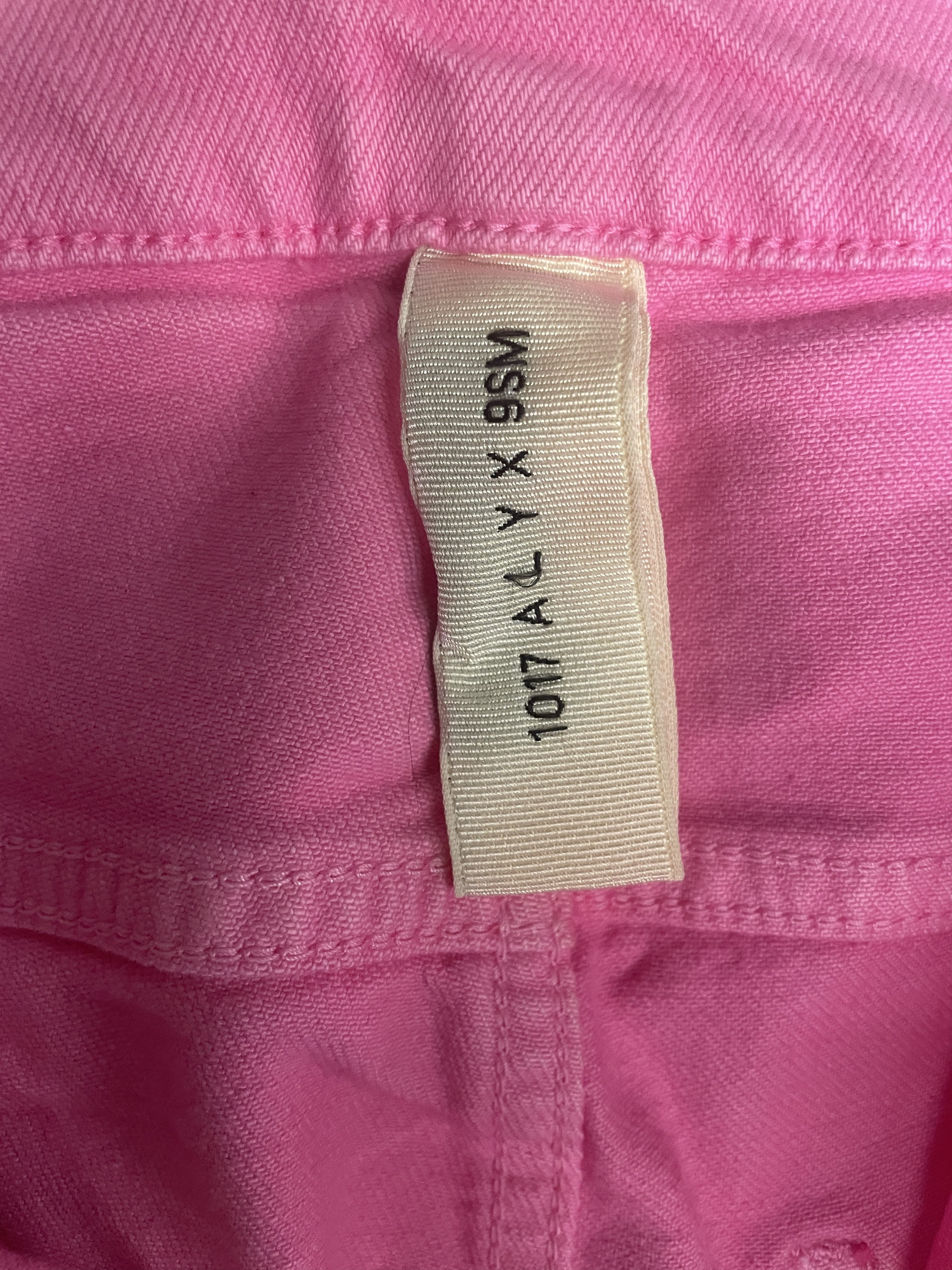 1017 ALYX 9SM 1017 ALYX 9SM Pink Oversized Denim Cargo Pants Small Size US 32 / EU 48 - 5 Thumbnail