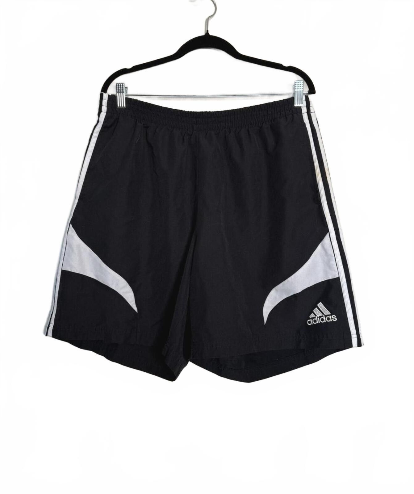 Adidas Adidas Black Athletic Shorts with White Accents XL Size US 36 / EU 52 - 1 Thumbnail