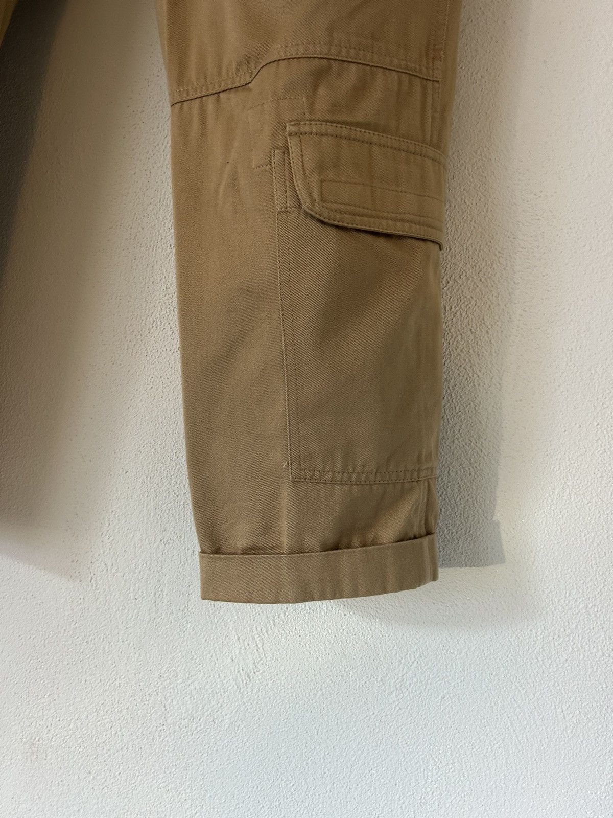 Brunello Cucinelli Brunello Cucinelli Tan Cotton Cargo Pants Size US 34 / EU 50 - 9 Thumbnail