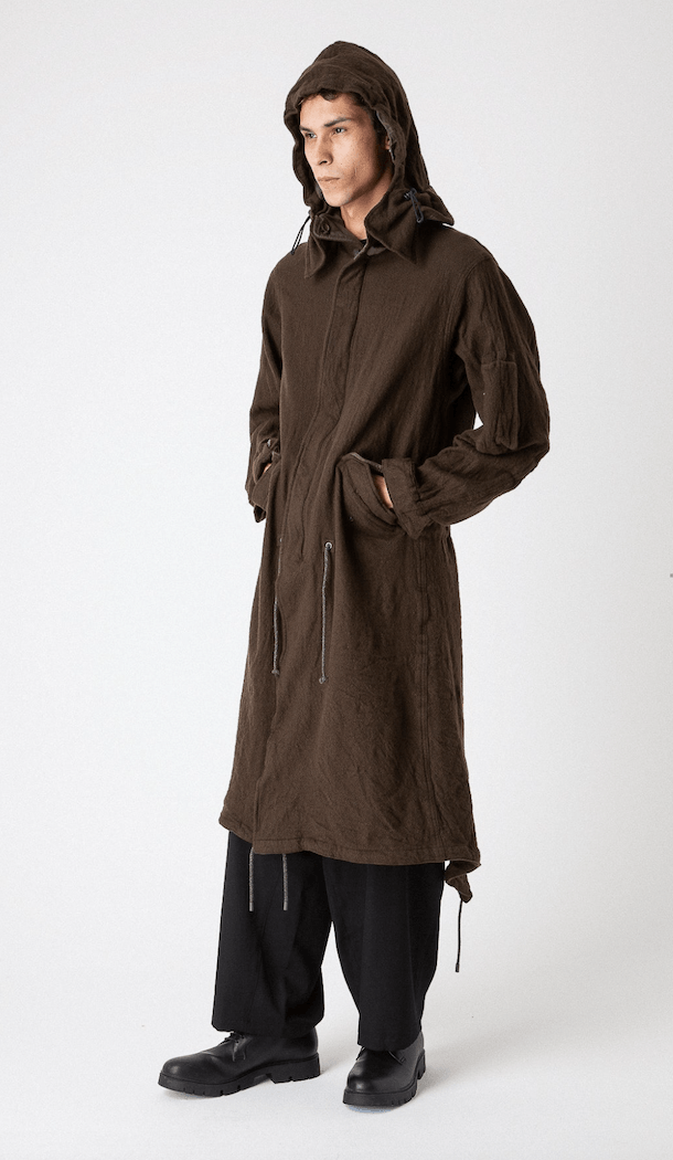 Yohji Yamamoto $2935 2023 Yohji Yamamoto R-Milling Mods Coat Size US L / EU 52-54 / 3 - 3 Thumbnail