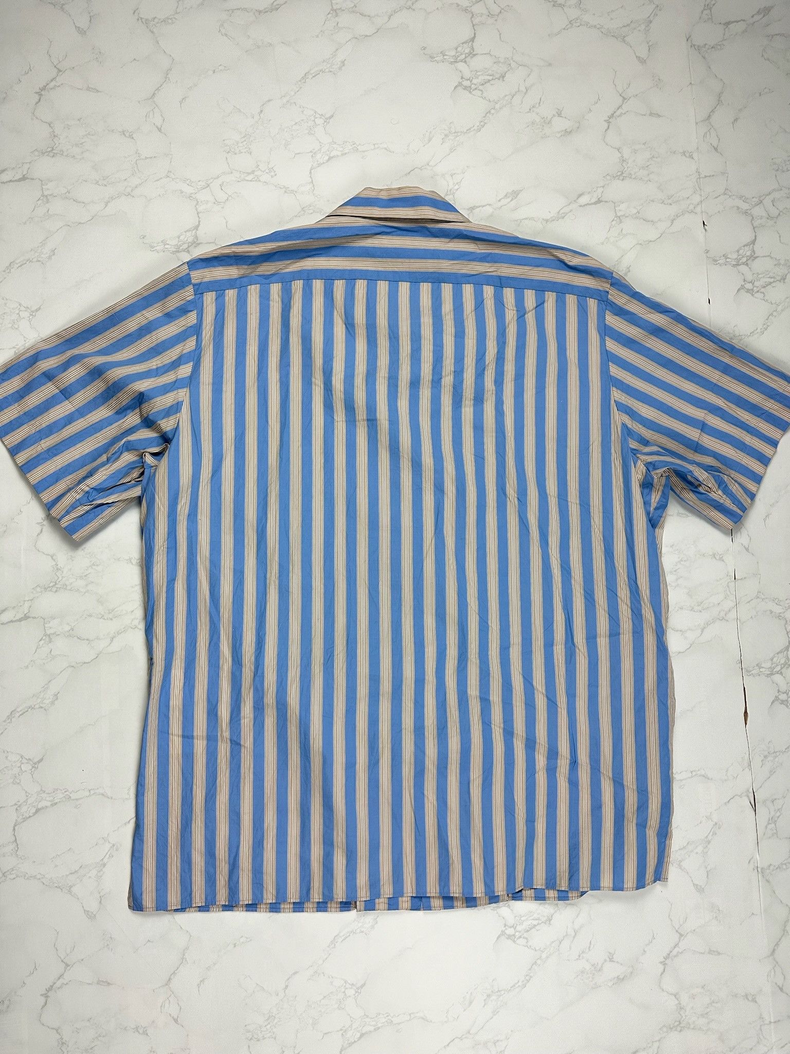 Gucci Gucci Big Bowling Striped Shirt Size US S / EU 44-46 / 1 - 12 Thumbnail
