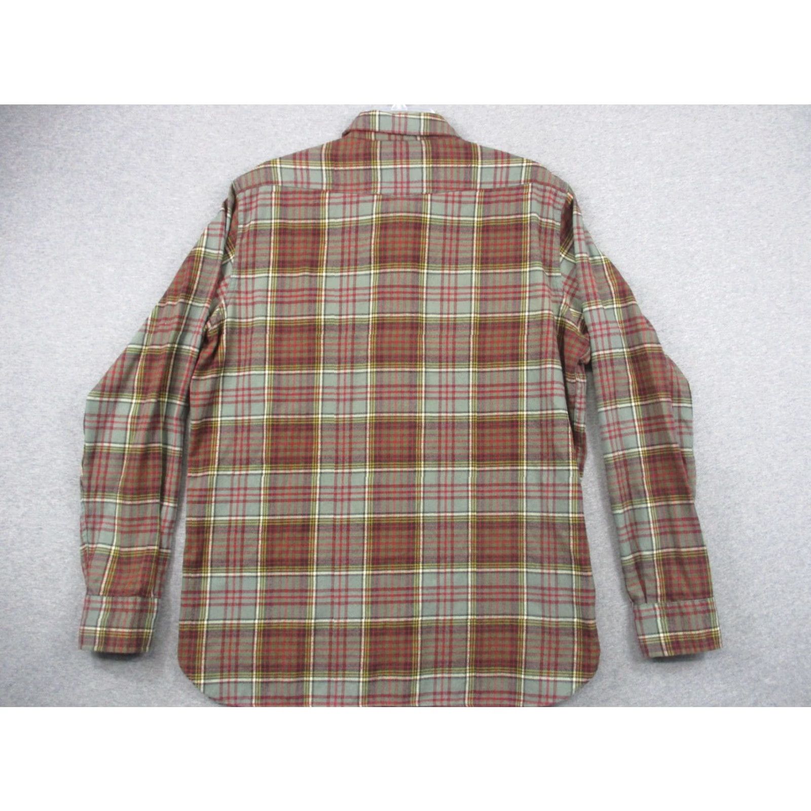 Polo Ralph Lauren VINTAGE Polo Ralph Lauren Flannel Shirt Large Red Plaid Military Shoulder Straps Mens Size US L / EU 52-54 / 3 - 5 Thumbnail