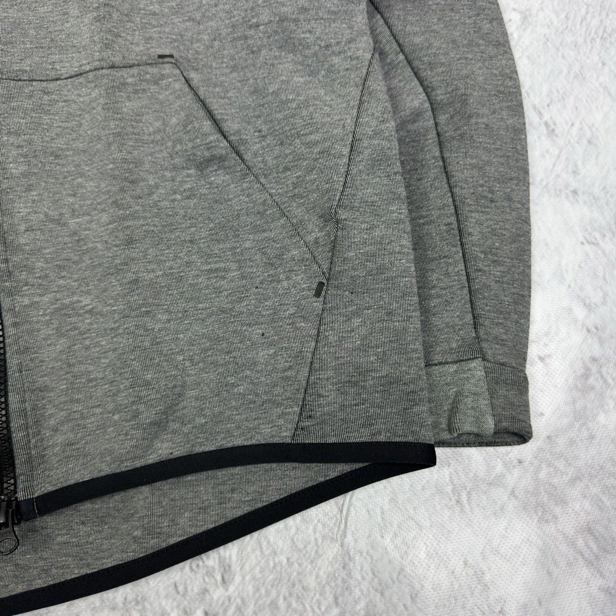 Nike Nike Tech Fleece Windrunner Men Heather Gray Cotton Hoodie M Size US M / EU 48-50 / 2 - 5 Thumbnail